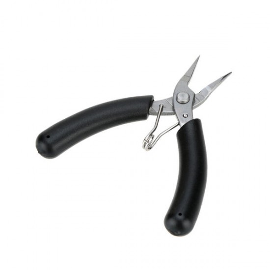 1PK-501E Anti-corrosion Long Nose Plier Stainless Steel Mini Practical Needle Nose Pliers 1PK-501E Anti-corrosion Long Nose Plier Stainless Steel Mini Practical Needle Nose Pliers