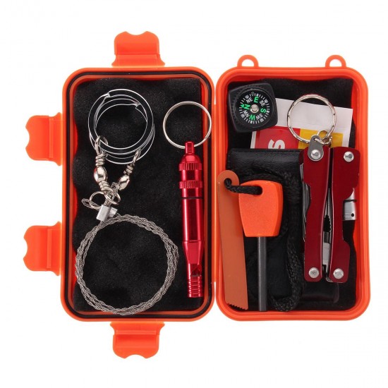 SOS Outdoor Survival First Aid Hiking Kit Camping Rescue Gear Emergency SOS Outdoor Survival First Aid Hiking Kit Camping Rescue Gear Emergency