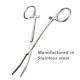 Self Locking Stainless Steel Straight Curved Forceps Nursing 12.5/14/16cm Self Locking Stainless Steel Straight Curved Forceps Nursing 12.5/14/16cm