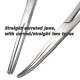 Self Locking Stainless Steel Straight Curved Forceps Nursing 12.5/14/16cm