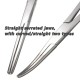 Self Locking Stainless Steel Straight Curved Forceps Nursing 12.5/14/16cm Self Locking Stainless Steel Straight Curved Forceps Nursing 12.5/14/16cm
