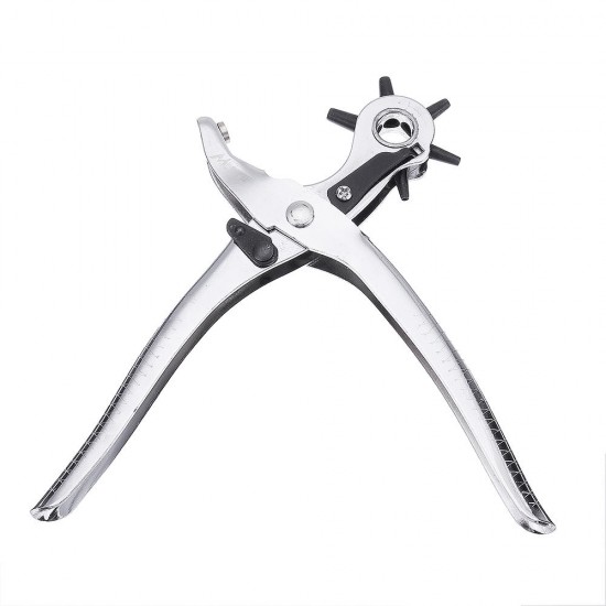 Sewing Leather Canvas Belt Hole Punch Tool Snap Pliers Guitar Pick Puncher Punching Holes On Paper Forceps 6 Size Punch Head Sewing Leather Canvas Belt Hole Punch Tool Snap Pliers Guitar Pick Puncher Punching Holes On Paper Forceps 6 Size Punch Head