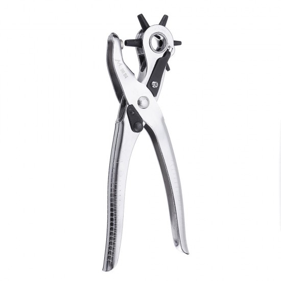 Sewing Leather Canvas Belt Hole Punch Tool Snap Pliers Guitar Pick Puncher Punching Holes On Paper Forceps 6 Size Punch Head