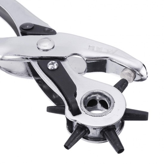 Sewing Leather Canvas Belt Hole Punch Tool Snap Pliers Guitar Pick Puncher Punching Holes On Paper Forceps 6 Size Punch Head Sewing Leather Canvas Belt Hole Punch Tool Snap Pliers Guitar Pick Puncher Punching Holes On Paper Forceps 6 Size Punch Head