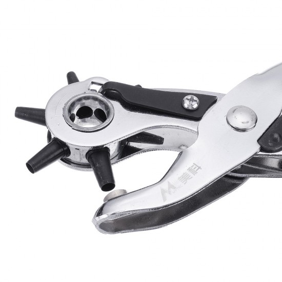 Sewing Leather Canvas Belt Hole Punch Tool Snap Pliers Guitar Pick Puncher Punching Holes On Paper Forceps 6 Size Punch Head Sewing Leather Canvas Belt Hole Punch Tool Snap Pliers Guitar Pick Puncher Punching Holes On Paper Forceps 6 Size Punch Head