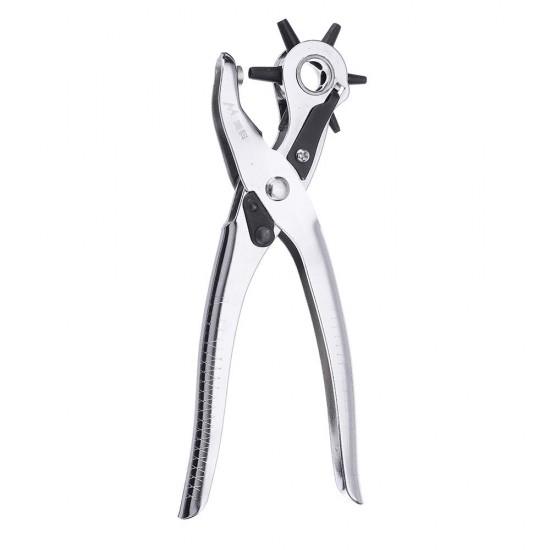 Sewing Leather Canvas Belt Hole Punch Tool Snap Pliers Guitar Pick Puncher Punching Holes On Paper Forceps 6 Size Punch Head