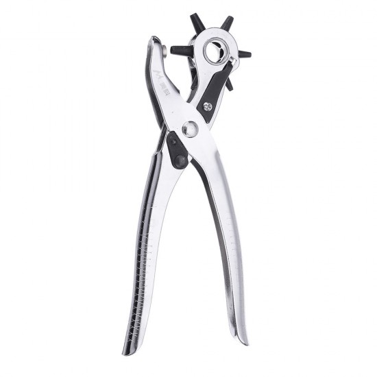 Sewing Leather Canvas Belt Hole Punch Tool Snap Pliers Guitar Pick Puncher Punching Holes On Paper Forceps 6 Size Punch Head Sewing Leather Canvas Belt Hole Punch Tool Snap Pliers Guitar Pick Puncher Punching Holes On Paper Forceps 6 Size Punch Head
