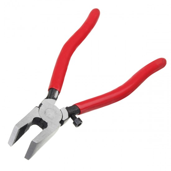 Stained Glass Tool Kit Running Pliers Breaking Grozing Pliers Grip Cutter Non-slip Handle