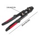 Stainless Steel Fishing Crimp Pliers Steel Rope Multi-functional Wire Rope Crimping Tool