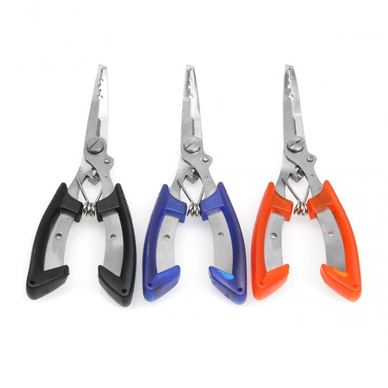 Stainless Steel Fishing Pliers Plierweiter Scissors Line Cutter Hook Tackle Tool