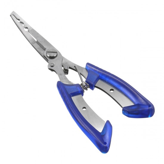 Stainless Steel Fishing Pliers Plierweiter Scissors Line Cutter Hook Tackle Tool