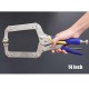 Steel C Type Pliers Locking Clamp Tool Set 6 9 11 14 18 Inch Face Clamp Hand Tools