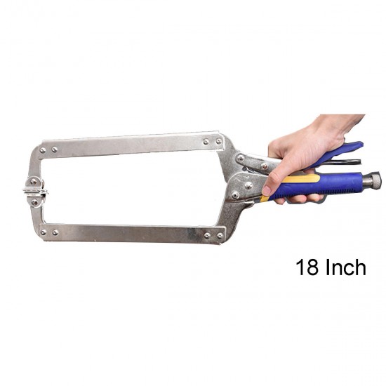 Steel C Type Pliers Locking Clamp Tool Set 6 9 11 14 18 Inch Face Clamp Hand Tools