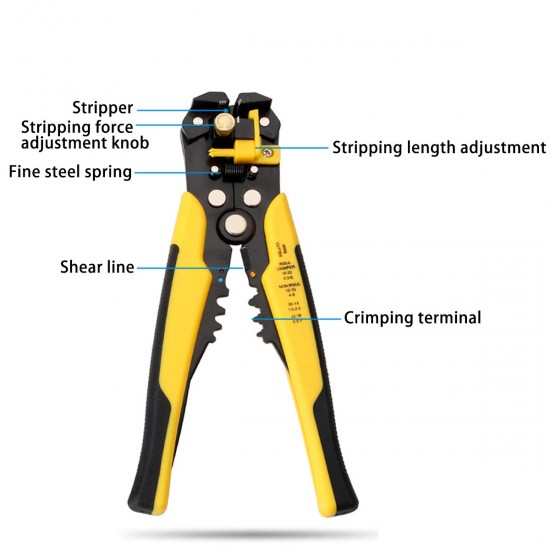 Stripper Pliers Wire Automatic Cable Crimping Plier Multifunctional Terminal