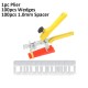 Tile Leveling System 1/1.5/2mm Tile Leveler Spacers Clips Reusable Tools Tile Leveling System 1/1.5/2mm Tile Leveler Spacers Clips Reusable Tools