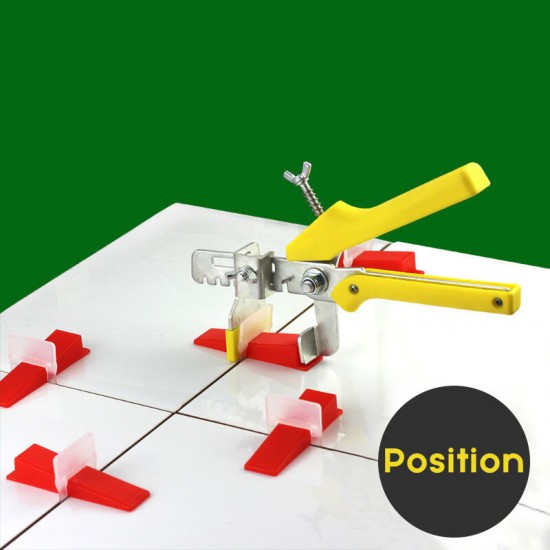 Tile Leveling System 1/1.5/2mm Tile Leveler Spacers Clips Reusable Tools Tile Leveling System 1/1.5/2mm Tile Leveler Spacers Clips Reusable Tools