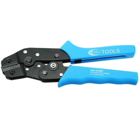 SN-02WF Mini European Style Crimping Plier Ratchet Type Terminal Crimping Tool 0.14-2.5mm2