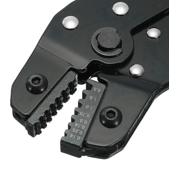 SN-02WF Mini European Style Crimping Plier Ratchet Type Terminal Crimping Tool 0.14-2.5mm2