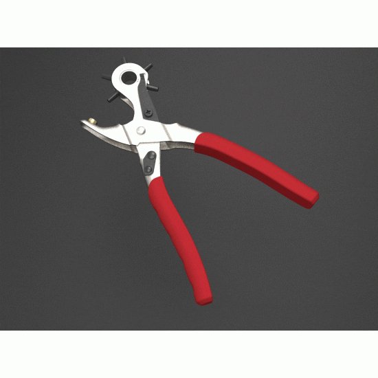 Professional Punch Pliers Red 300g 225mm PrecisiIon Punching Comfortable Grip Strong and Sturdy