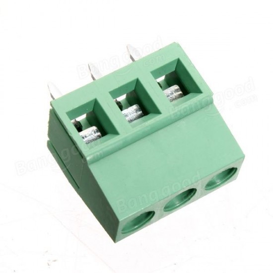 DR22 10pcs 5.0mm 2/3 Pin PCB Screw Terminal Block Connectors