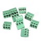 DR22 10pcs 5.0mm 2/3 Pin PCB Screw Terminal Block Connectors DR22 10pcs 5.0mm 2/3 Pin PCB Screw Terminal Block Connectors