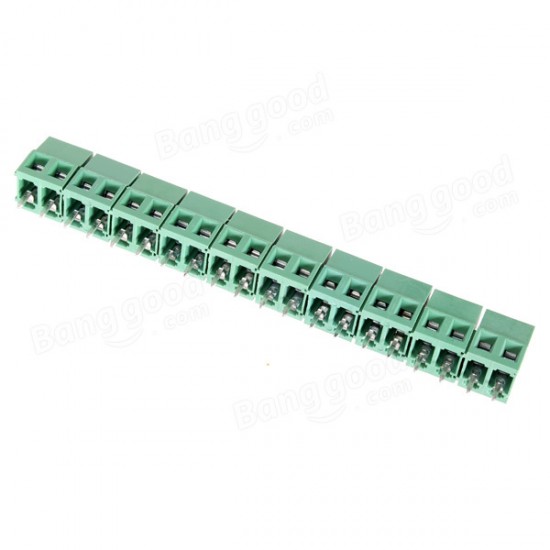 DR22 10pcs 5.0mm 2/3 Pin PCB Screw Terminal Block Connectors