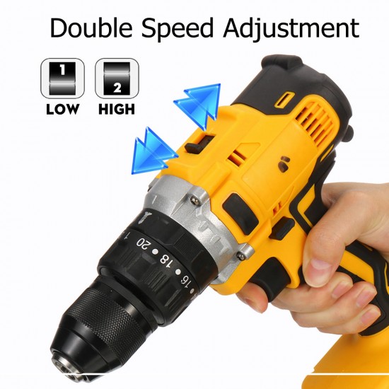 100-240V AC 36V 3 In 1 Cordless 150Nm Torque Impact Drill Screwdriver Wrench 2 Speeds Adjustment LED Lighting with Large Capacity Battery 100-240V AC 36V 3 In 1 Cordless 150Nm Torque Impact Drill Screwdriver Wrench 2 Speeds Adjustment LED Lighting with Large Capacity Battery