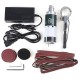 100W Multi-used Electric Belt Sander Kit Mini Belt Sander Electric Grinder Grinding Machine Hand-held with Sanding Belts