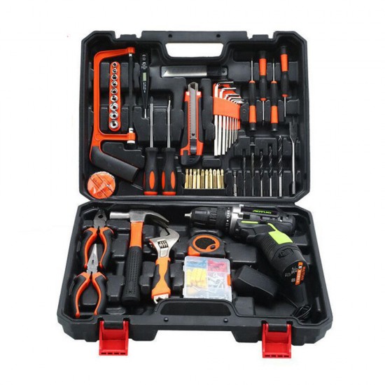 105Pcs 12V Electric Screwdriver Drill 15+1 Gear Double Speed LED Rechargeable with Lithium Battery 105Pcs 12V Electric Screwdriver Drill 15+1 Gear Double Speed LED Rechargeable with Lithium Battery
