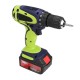 108VF 12800mAh Dual Speed Cordless Drill Multifunctional High Power Household Electric Drills W/ Accessories