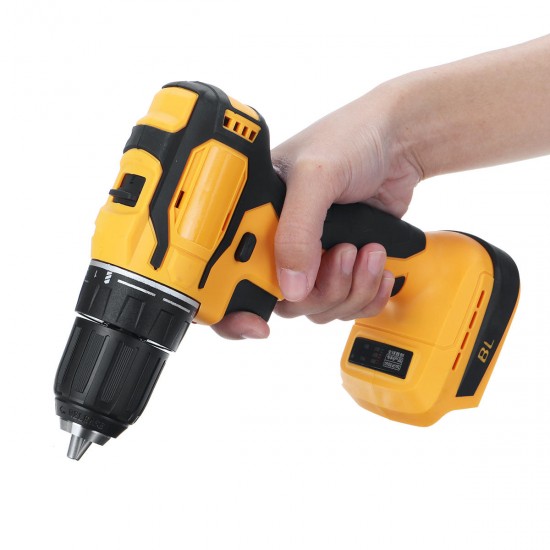 10mm Chuck Brushless Impact Drill 350N.m Cordless Electric Drill For Makita 18V Battery 4000RPM LED Light Power Drills