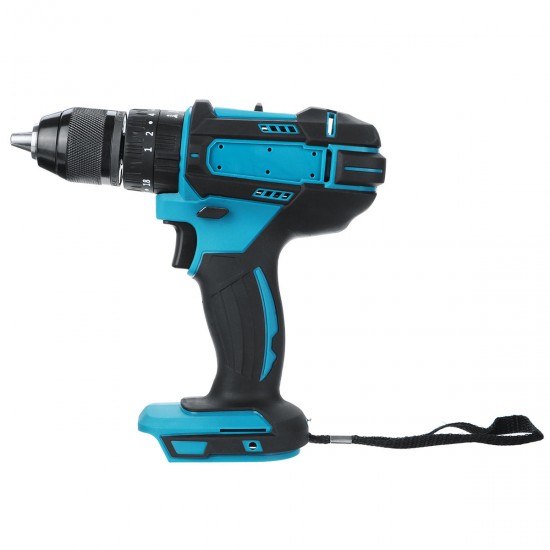 10mm Chuck Impact Drill 350N.m Cordless Electric Drill For Makita 18V Battery 4000RPM LED Light Power Drills