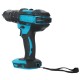 10mm Chuck Impact Drill 350N.m Cordless Electric Drill For Makita 18V Battery 4000RPM LED Light Power Drills