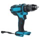 10mm Chuck Impact Drill 350N.m Cordless Electric Drill For Makita 18V Battery 4000RPM LED Light Power Drills