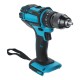 10mm Chuck Impact Drill 350N.m Cordless Electric Drill For Makita 18V Battery 4000RPM LED Light Power Drills 10mm Chuck Impact Drill 350N.m Cordless Electric Drill For Makita 18V Battery 4000RPM LED Light Power Drills
