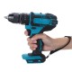 10mm Chuck Impact Drill 350N.m Cordless Electric Drill For Makita 18V Battery 4000RPM LED Light Power Drills 10mm Chuck Impact Drill 350N.m Cordless Electric Drill For Makita 18V Battery 4000RPM LED Light Power Drills
