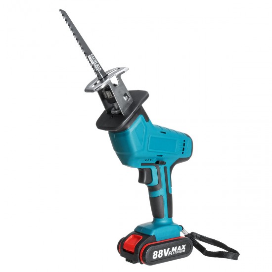 110-220V Electric Cordless Saber Saw 2 Batteries With 1 Charger Reciprocating Saw Body Only Cutting Woodworking