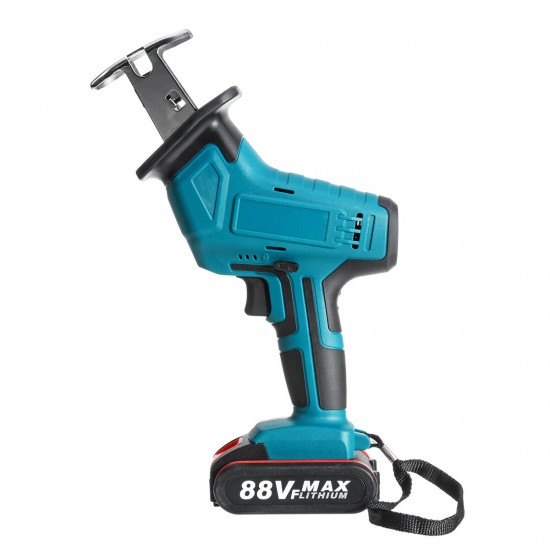 110-220V Electric Cordless Saber Saw 2 Batteries With 1 Charger Reciprocating Saw Body Only Cutting Woodworking