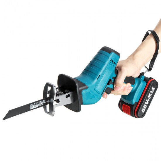 110-220V Electric Cordless Saber Saw 2 Batteries With 1 Charger Reciprocating Saw Body Only Cutting Woodworking 110-220V Electric Cordless Saber Saw 2 Batteries With 1 Charger Reciprocating Saw Body Only Cutting Woodworking