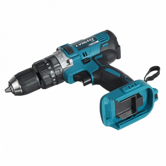 110-240V 198VF 20+3 Torque Cordless Impact Electric Drill Flat Drill Hammer Screwdriver 3 in 1