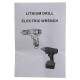 110V-220V Electric Screwdriver Lithium Power Driver Drill 23 N/M Diameter 6mm EU Plug 110V-220V Electric Screwdriver Lithium Power Driver Drill 23 N/M Diameter 6mm EU Plug