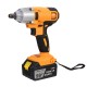 12000mAh 320Nm Electric Powerful Cordless Impact Wrench LED Light Torque Drill Machine