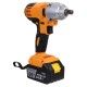 12000mAh 320Nm Electric Powerful Cordless Impact Wrench LED Light Torque Drill Machine