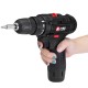 12/18V Universal Cordless Electric Drill Rechargeable Hand Drill 2 Lithium Battery With Accessories Case