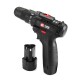 12/18V Universal Cordless Electric Drill Rechargeable Hand Drill 2 Lithium Battery With Accessories Case
