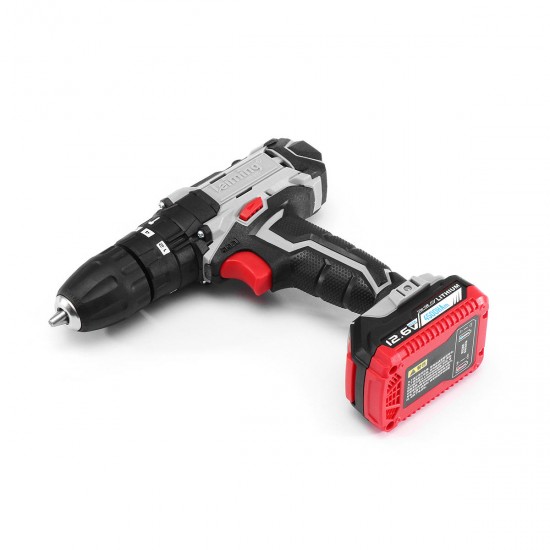 12.6V Li-ion Battery Electric Screwdriver Cordless Rechargeable Power Drill with LED light