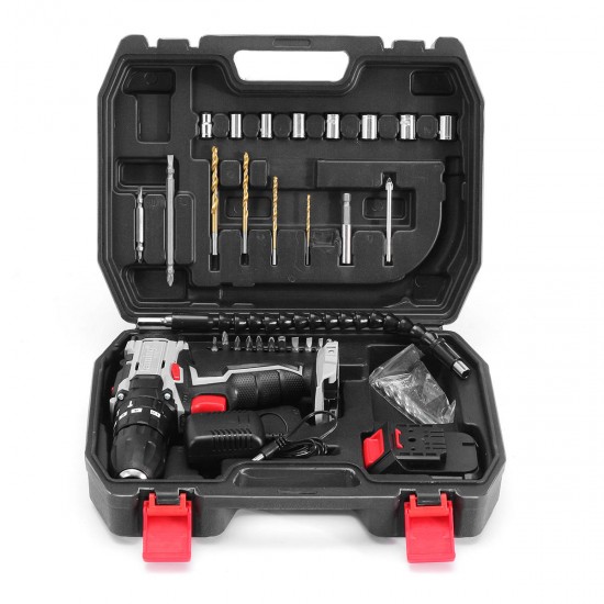 12.6V Li-ion Battery Electric Screwdriver Cordless Rechargeable Power Drill with LED light 12.6V Li-ion Battery Electric Screwdriver Cordless Rechargeable Power Drill with LED light