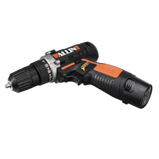 12V 1.5 Ah Lithium Battery Power Drill Cordless Electric Hand Drill Bits Set Rechargeable 2 Speed Electric Drill Driver