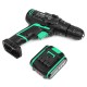 12V 1.5Ah Li-ion Battery Cordless Electric Hammer Power Drills Two Speed Power Screwdriver