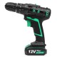 12V 1.5Ah Li-ion Battery Cordless Electric Hammer Power Drills Two Speed Power Screwdriver 12V 1.5Ah Li-ion Battery Cordless Electric Hammer Power Drills Two Speed Power Screwdriver
